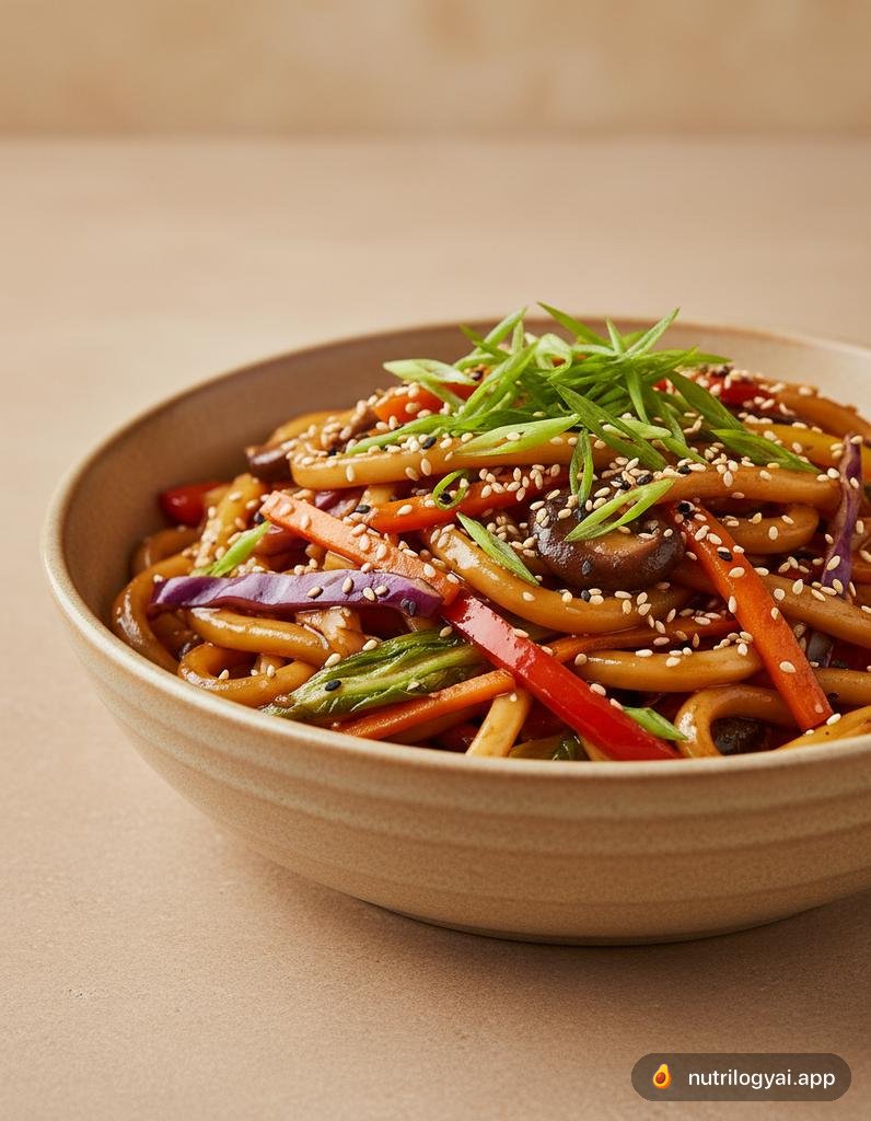 Vegetable Yaki Udon