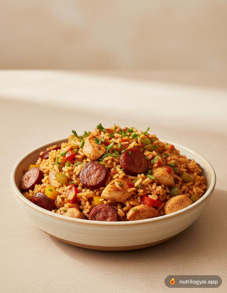Джамбалайя с курицей