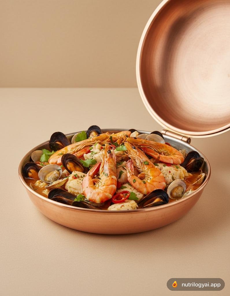 Cataplana de fruits de mer