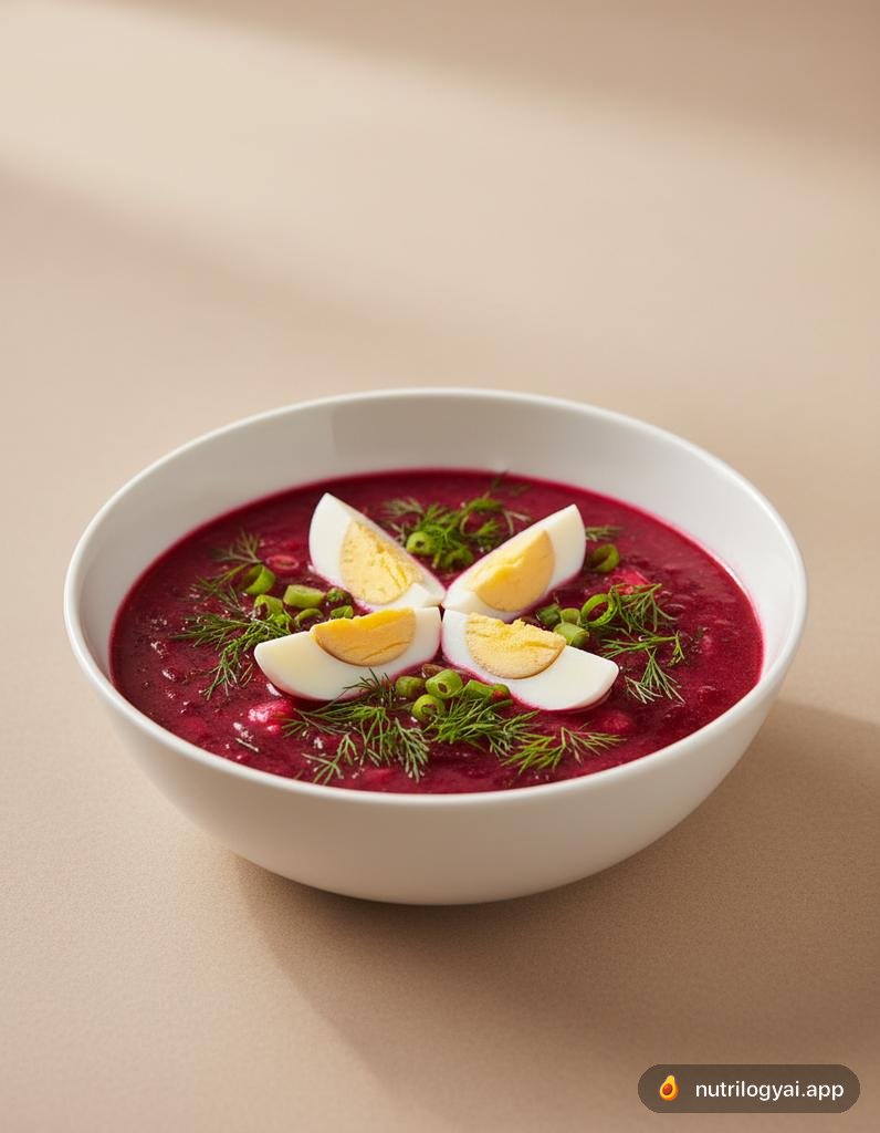 Zuppa Fredda di Barbabietola (Svekolnik)