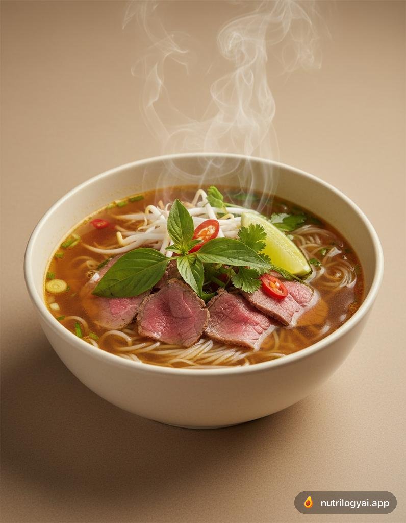 Pho Bo (Vietnamesische Rindfleischsuppe)