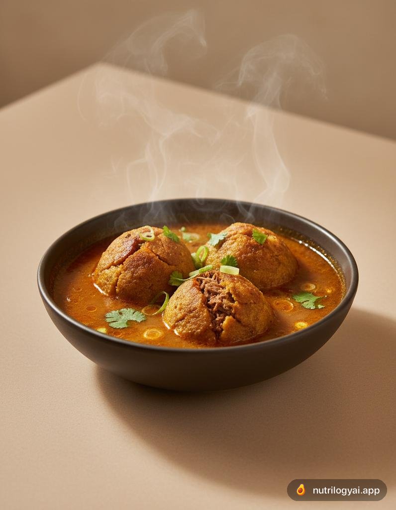 Zuppa di palline di platano