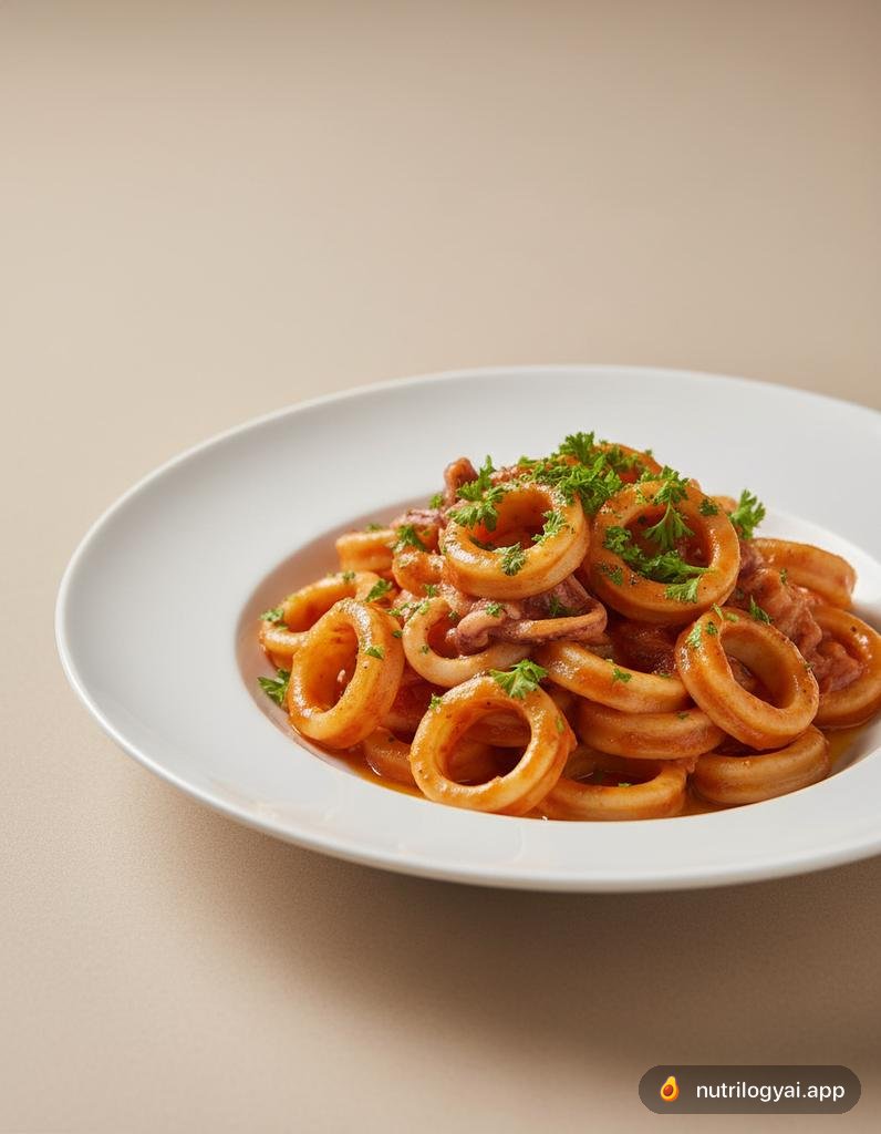 Calamarata with Squid