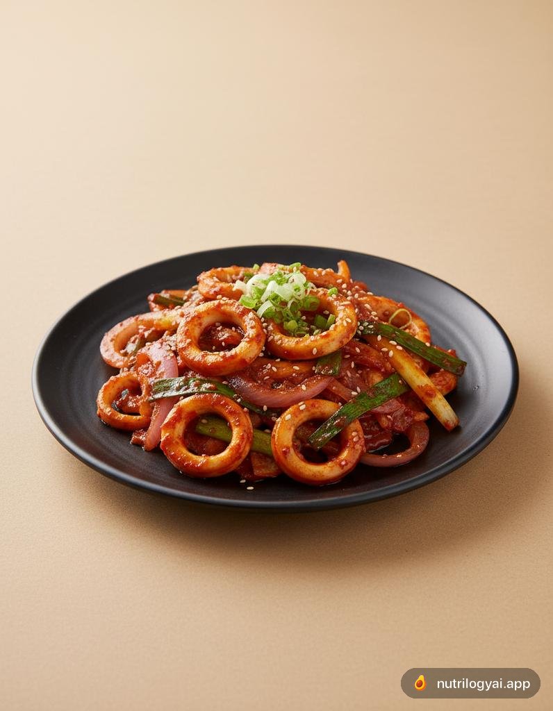 Calmar épicé sauté (Ojingeo-bokkeum)