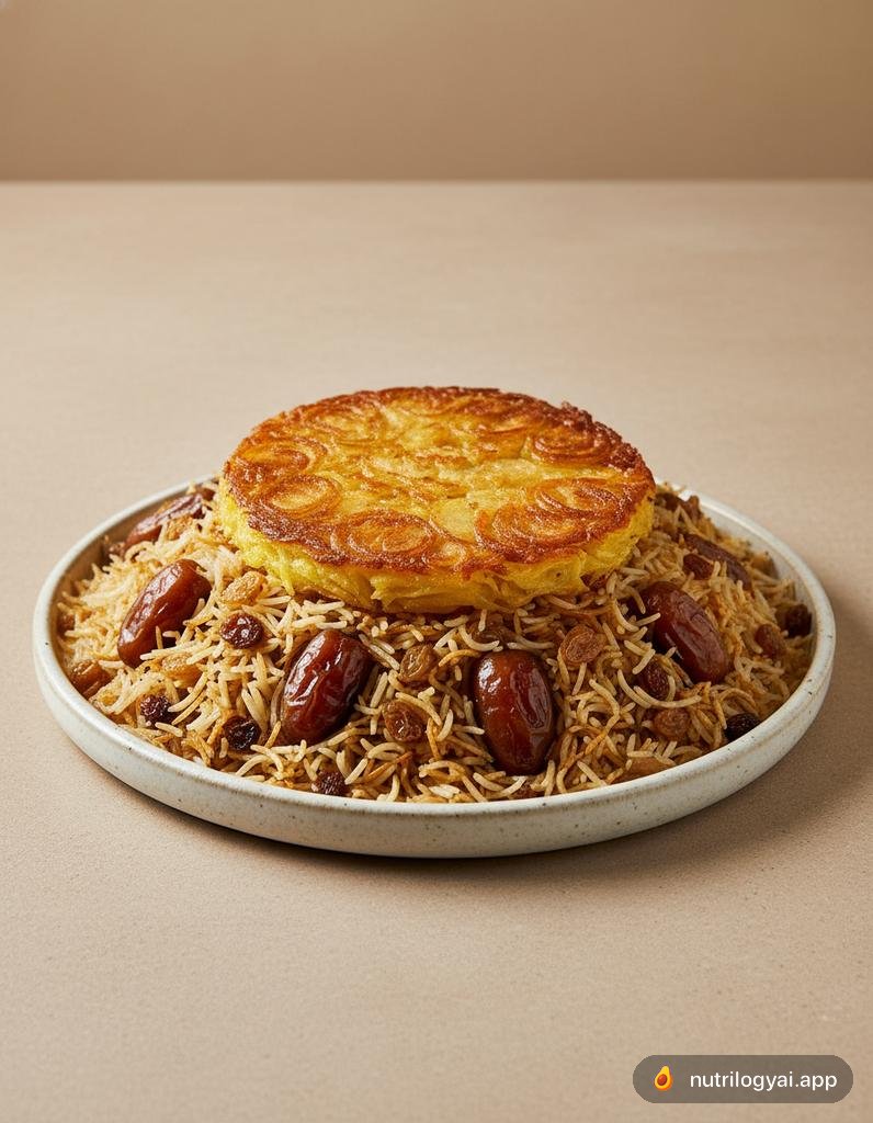 Reshteh Polo (Riso persiano con spaghetti)