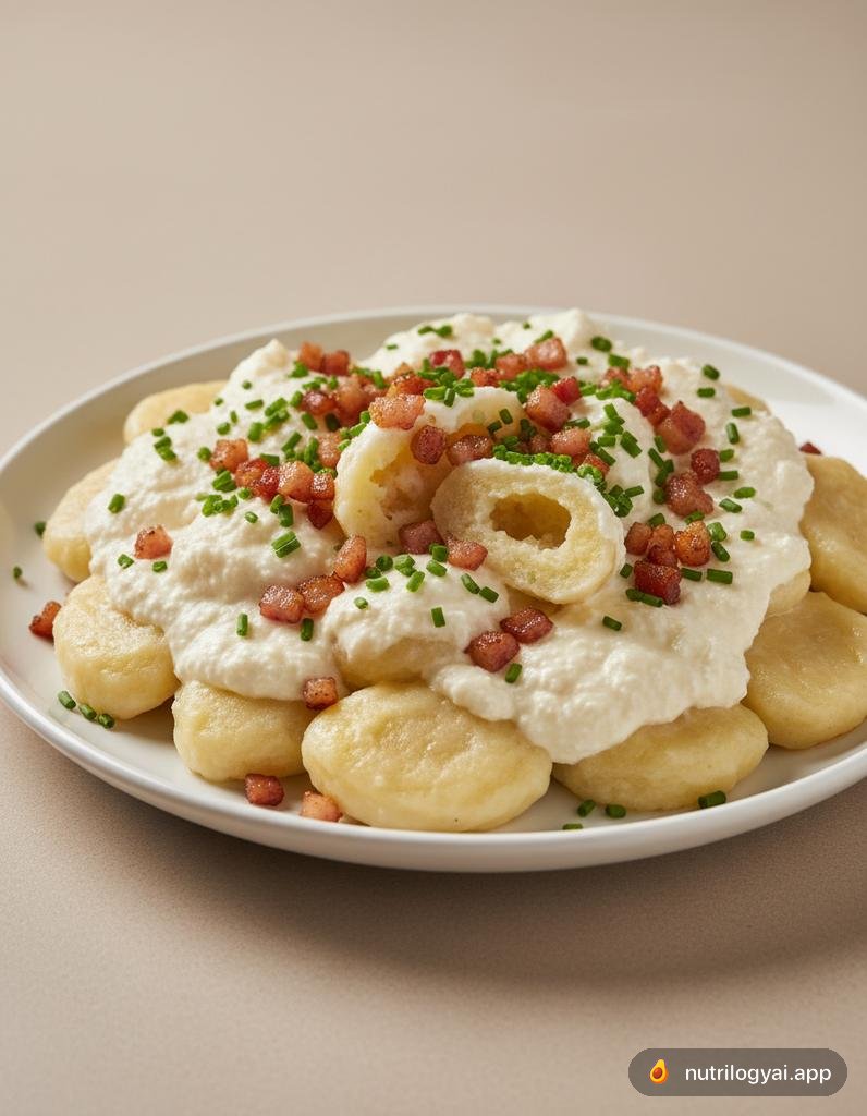 Bryndzové Halušky (Slovak Potato Dumplings with Sheep Cheese and Bacon)