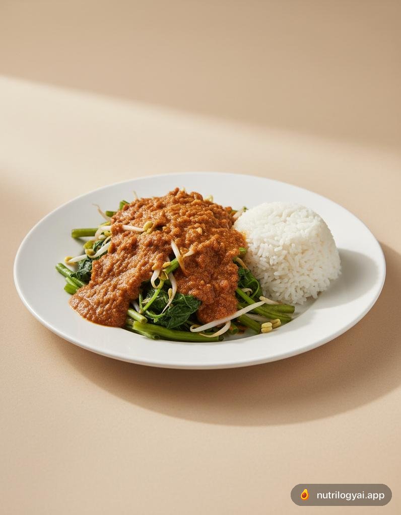 Pecel (Indonesian Vegetable Salad with Peanut Sauce)