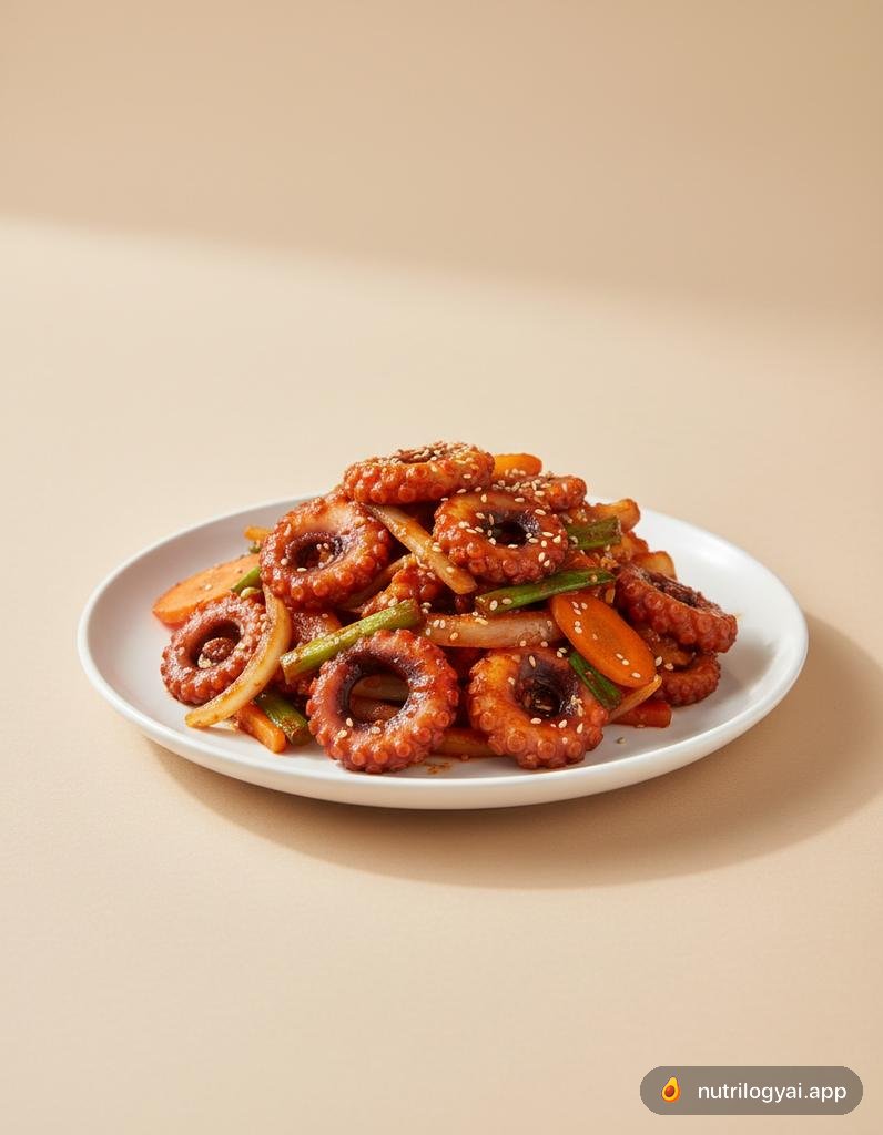 Nakji-bokkeum (Spicy Stir-fried Octopus)