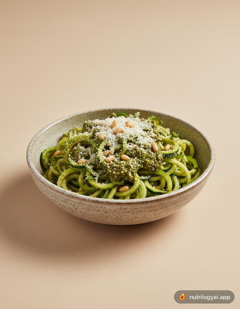 Zucchini Noodles Pesto