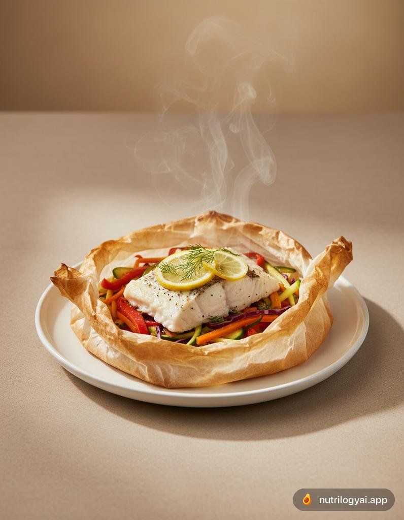 Pescado en Papillote