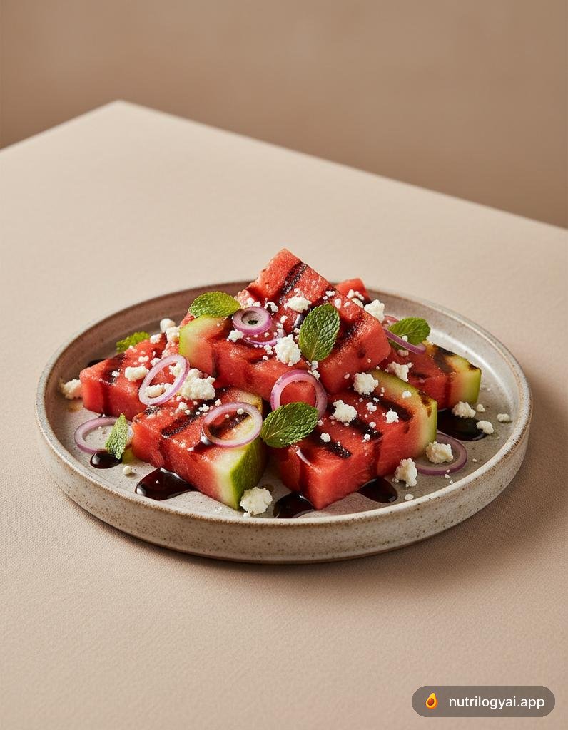 Grilled Watermelon Salad