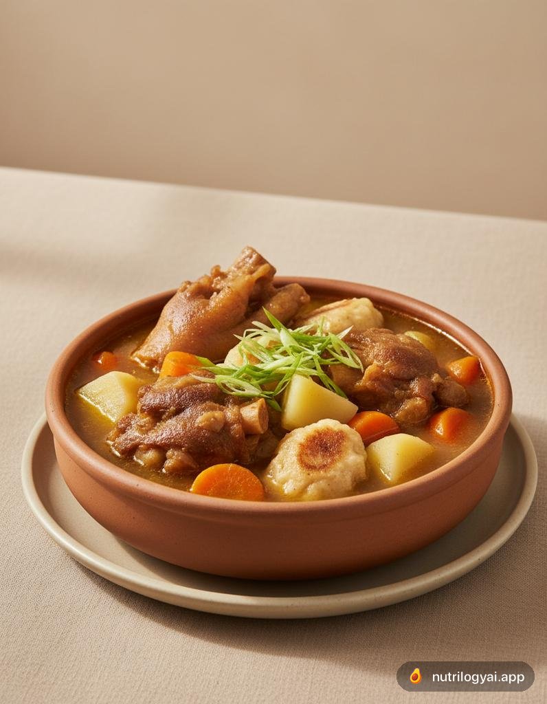Zuppa di piedini di manzo