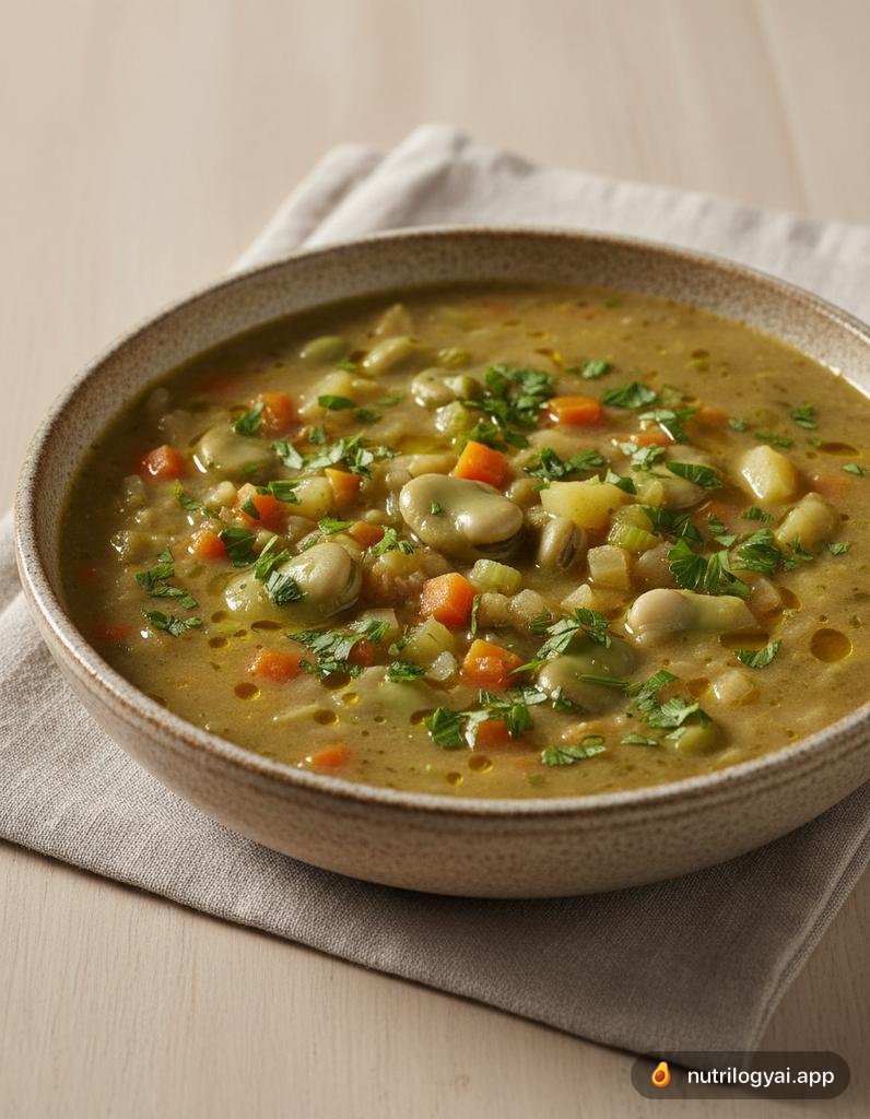 Zuppa di fave (Sopa de Habas)