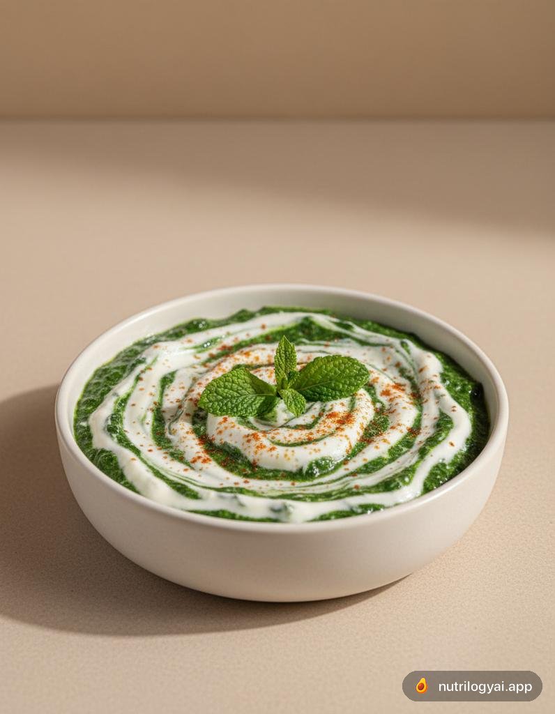 Borani Esfanaj (Spinat-Joghurt-Dip)