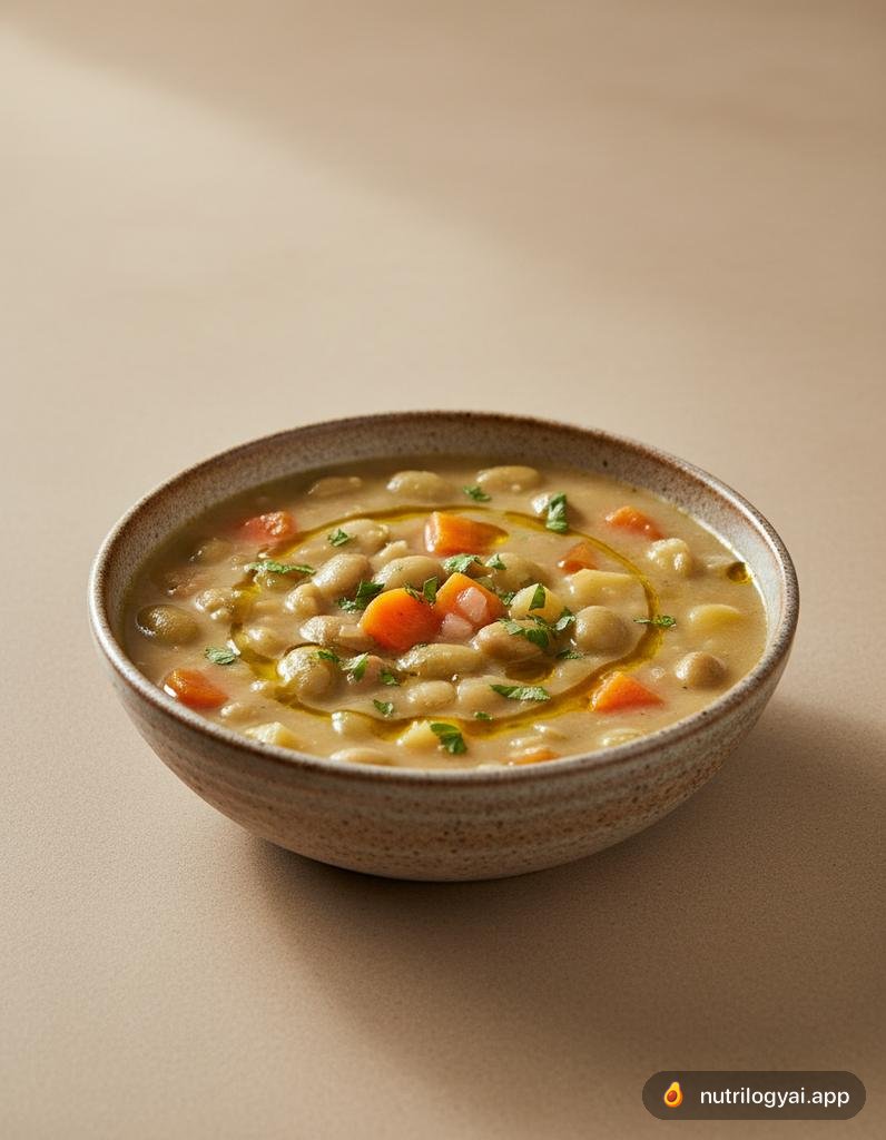 Limabohnensuppe