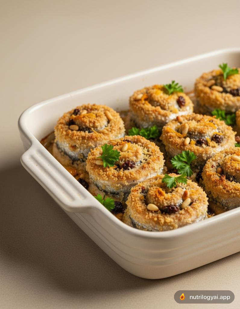 Sardinas a la Beccafico