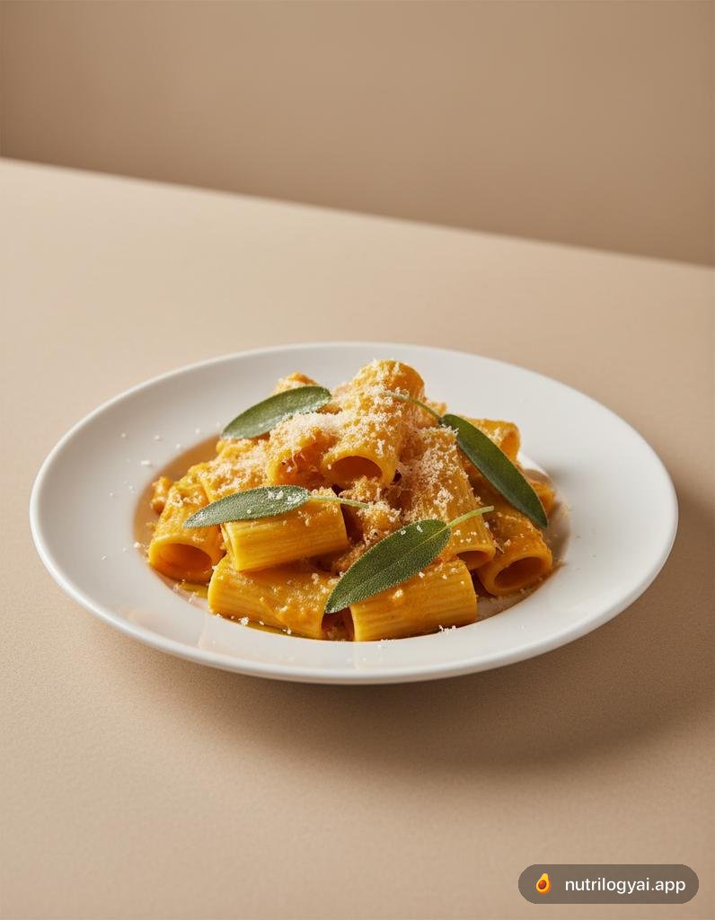 Paccheri with Pumpkin Sauce