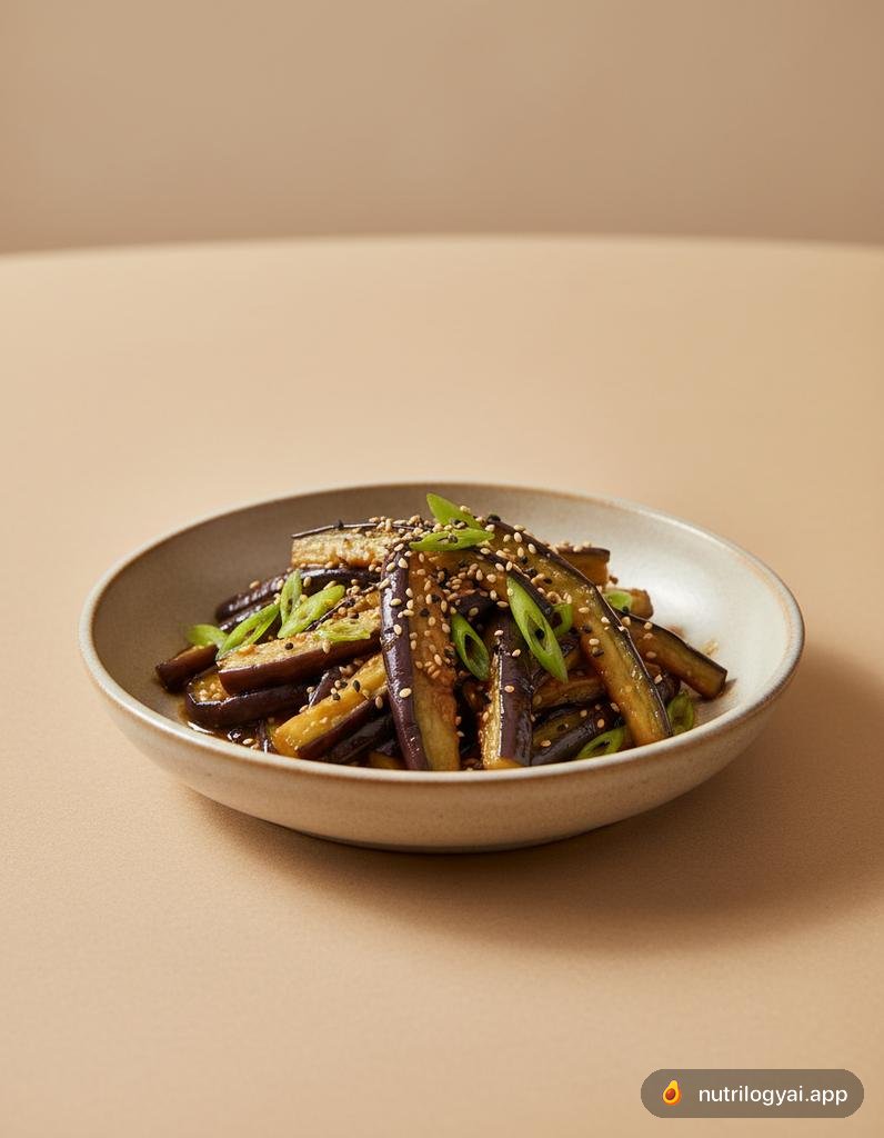 Gaji Namul (Korean Seasoned Eggplant)