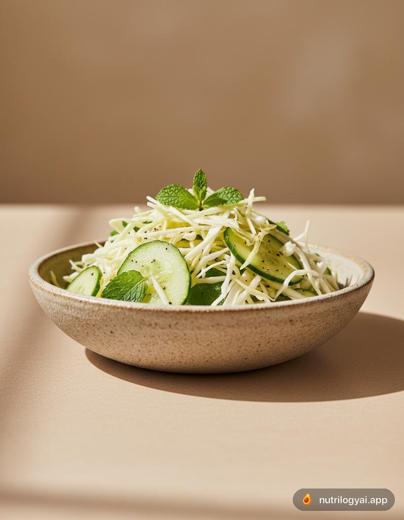 Cabbage Salad with Mint