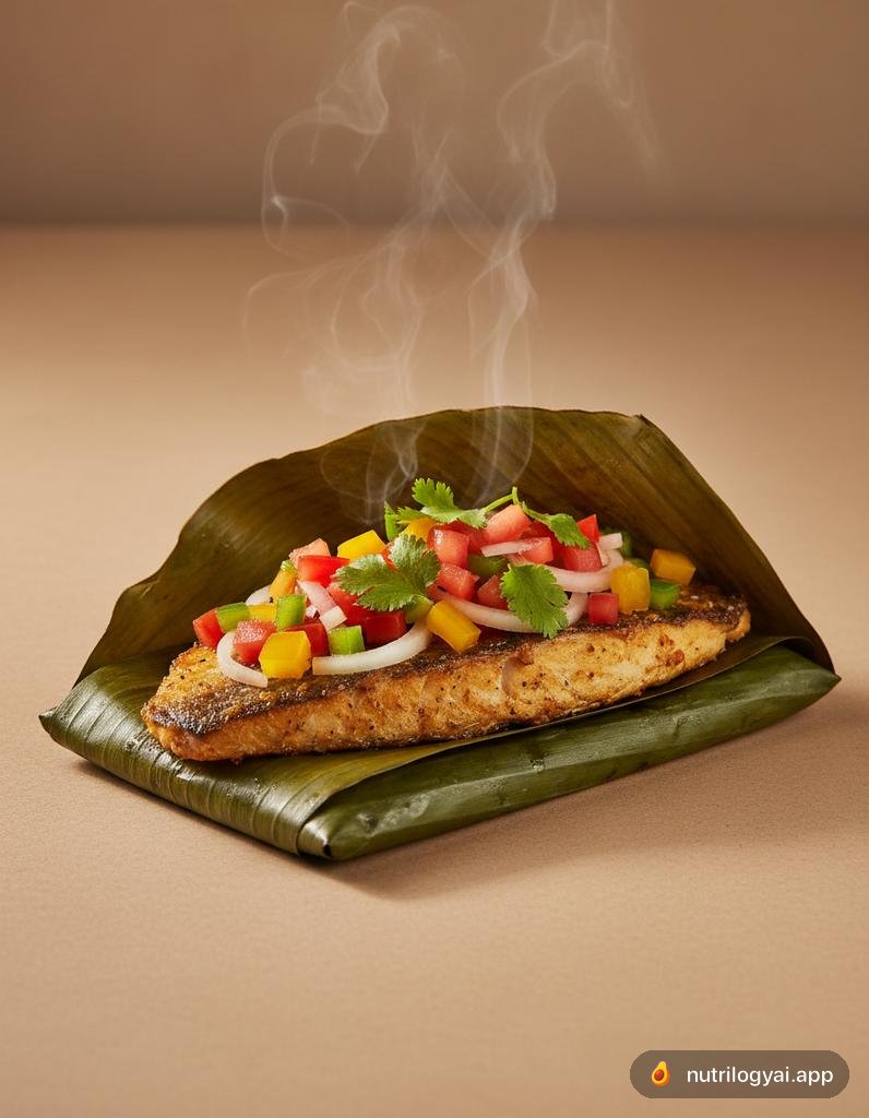 Fish in Banana Leaf