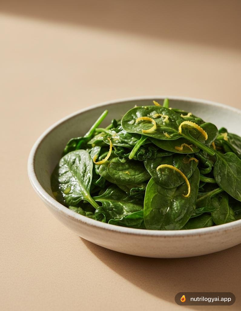 Spinach with Lemon