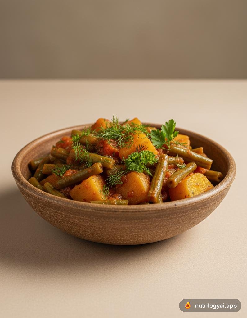 Fasolakia Lathera (Ragoût grec de haricots verts)