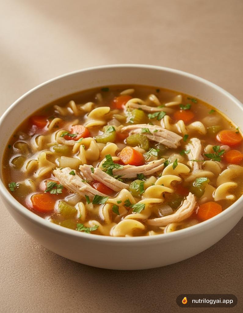 Hühnernudelsuppe