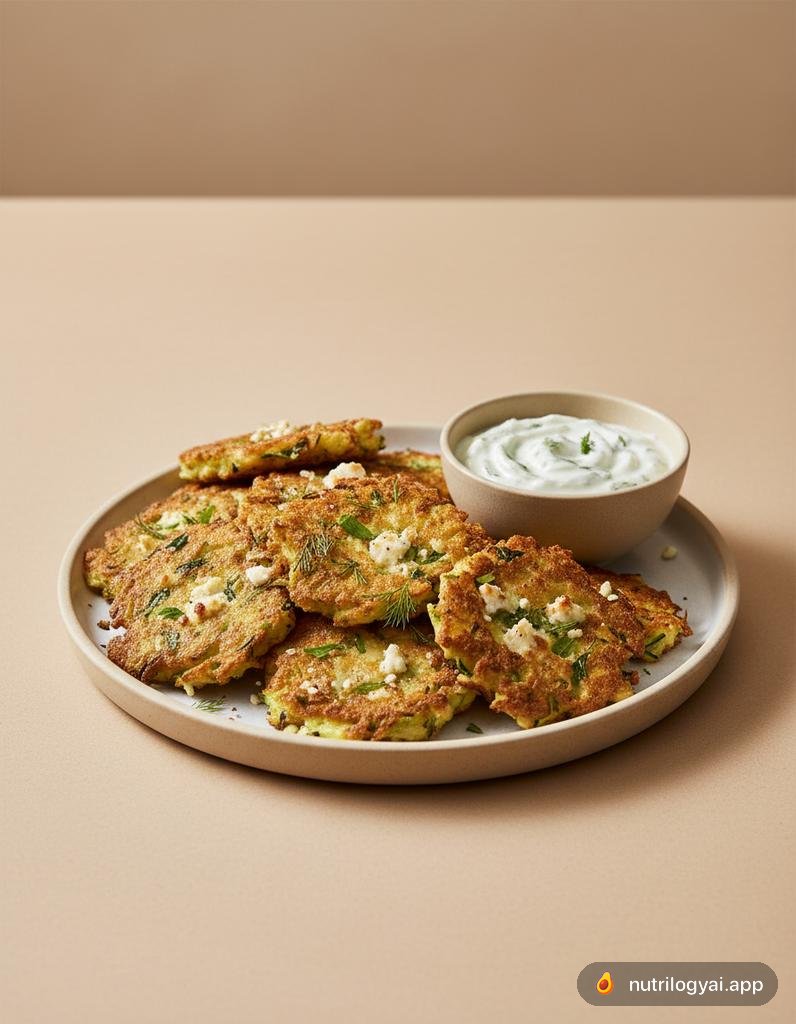 Kolokithokeftedes (Greek Zucchini Fritters)