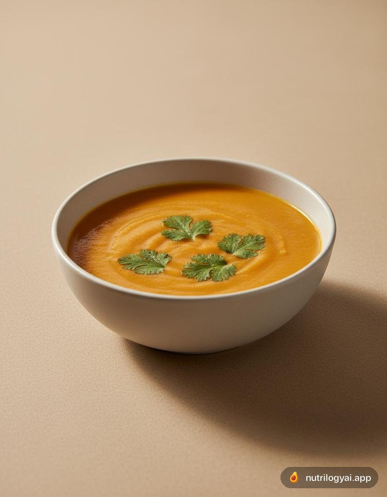 Pfirsichpalmenfrucht-Cremesuppe
