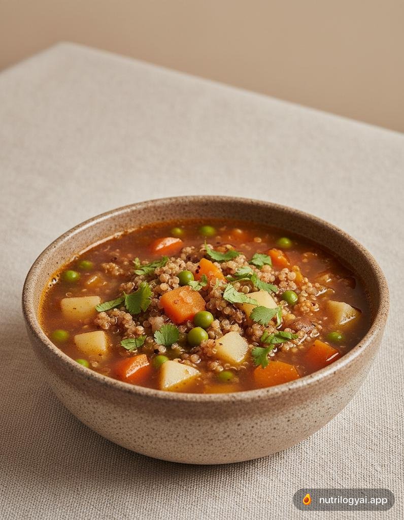 Quinoa-Suppe (Sopa de Quinua)