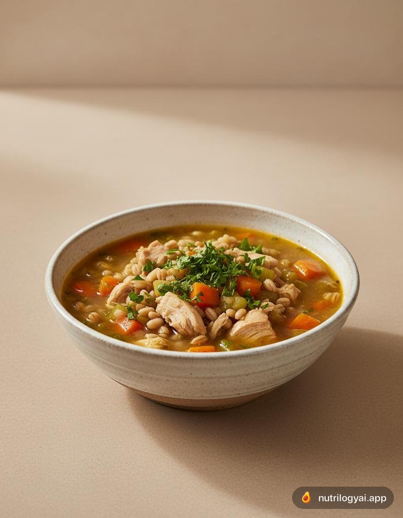 Chicken and Wheat Soup