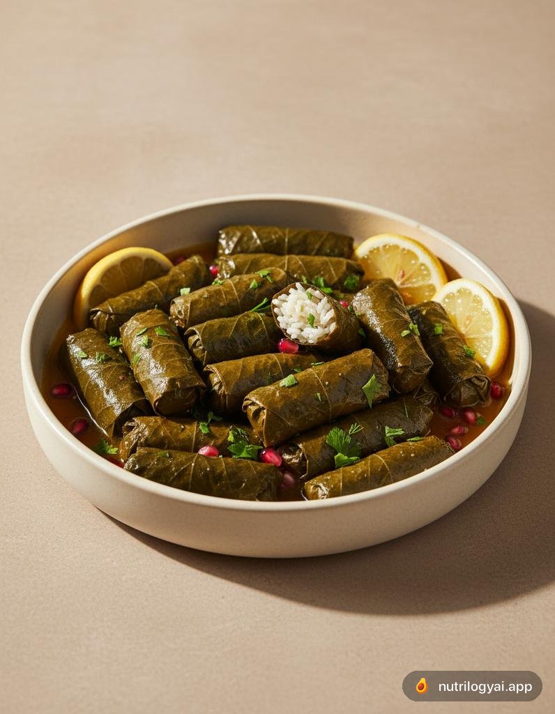 Yalanji (Stuffed Grape Leaves)