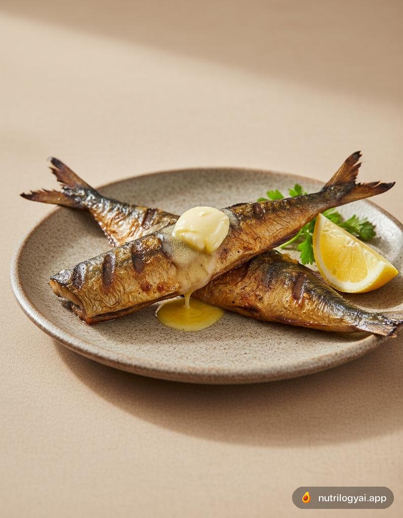 Gegrillte Kipper