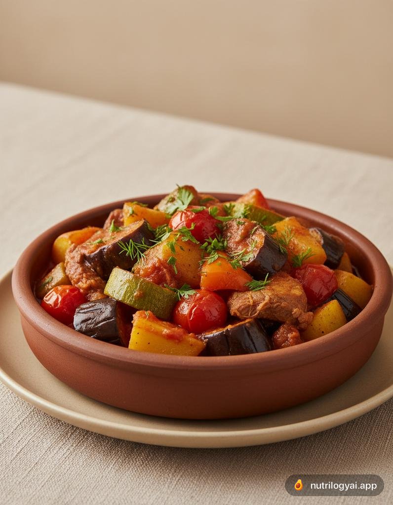 Turlu (Turkish Mixed Vegetable and Meat Stew)