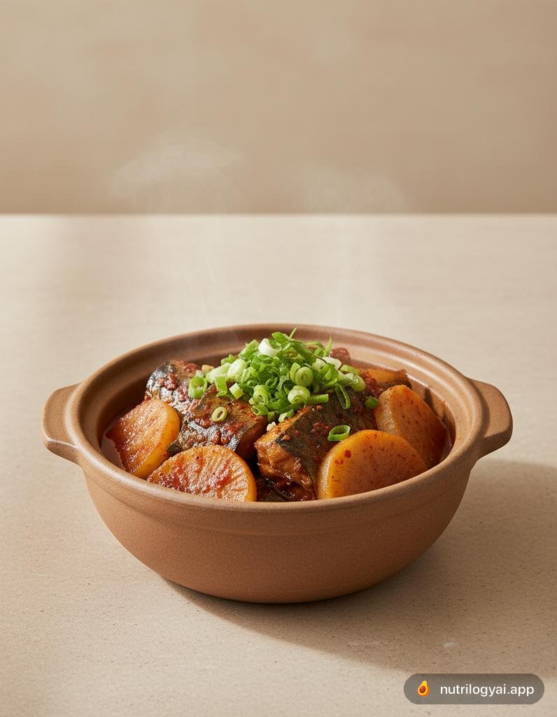 Godeungeo-jorim (Spicy Braised Mackerel)