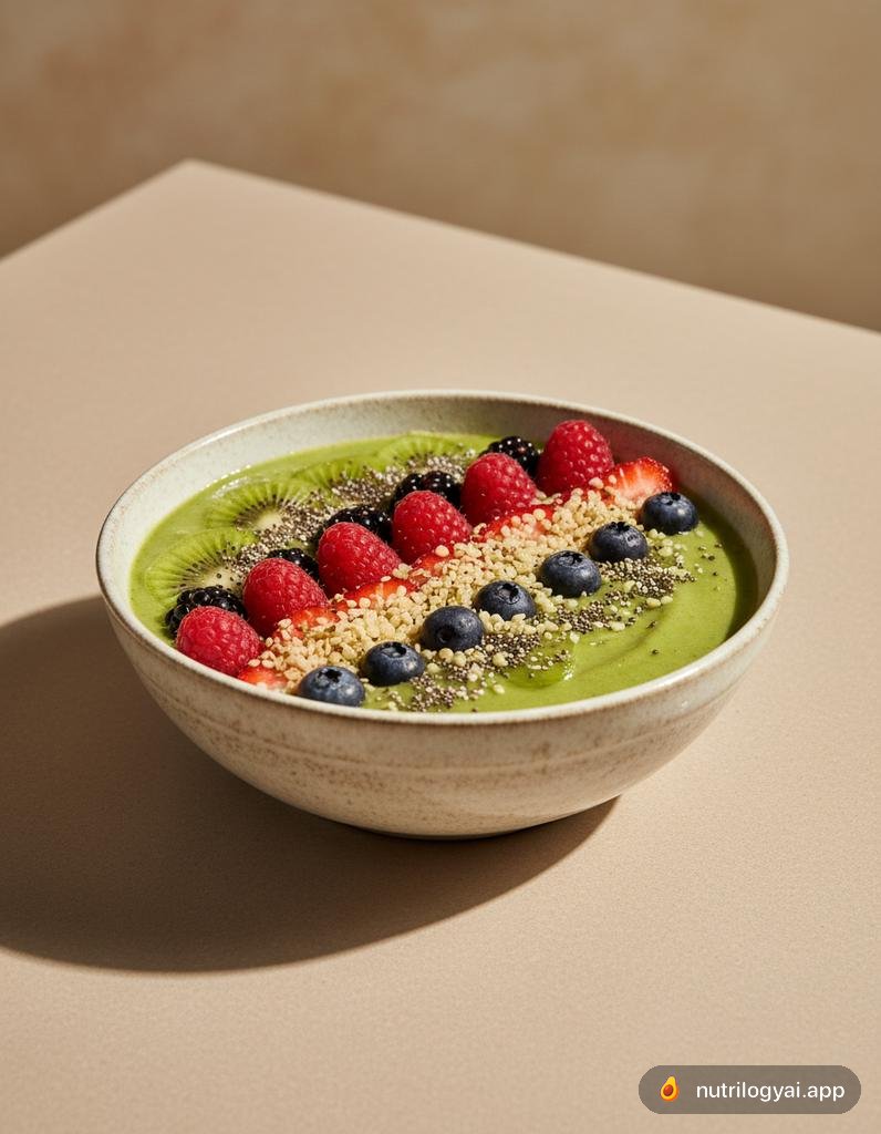 Hanfsamen-Smoothie-Bowl