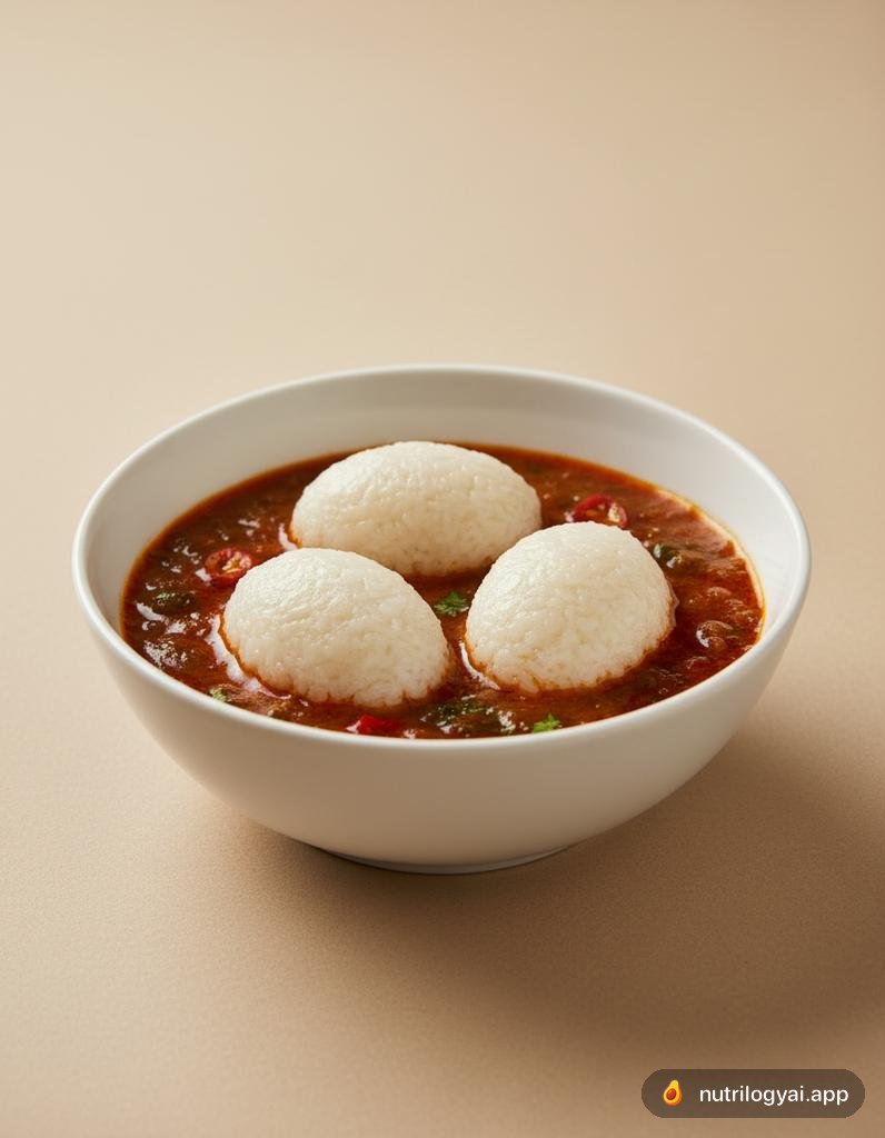Omo Tuo (Pounded Rice Balls)