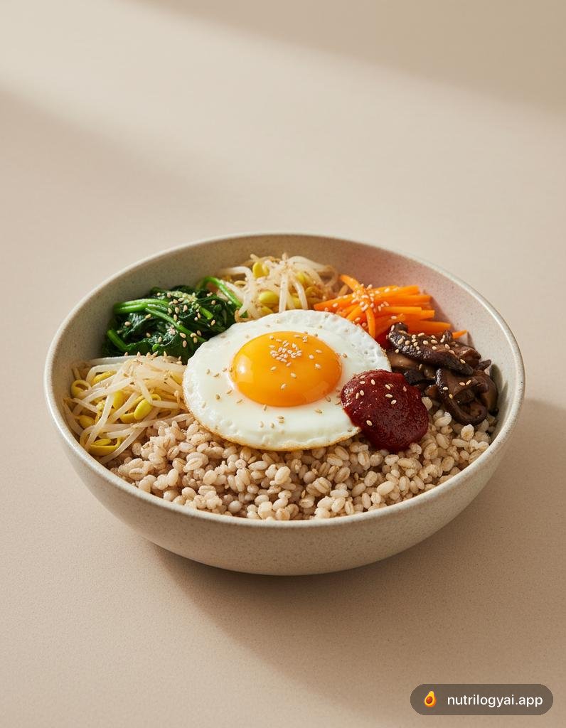 Boribap (Korean Barley Rice Bowl)