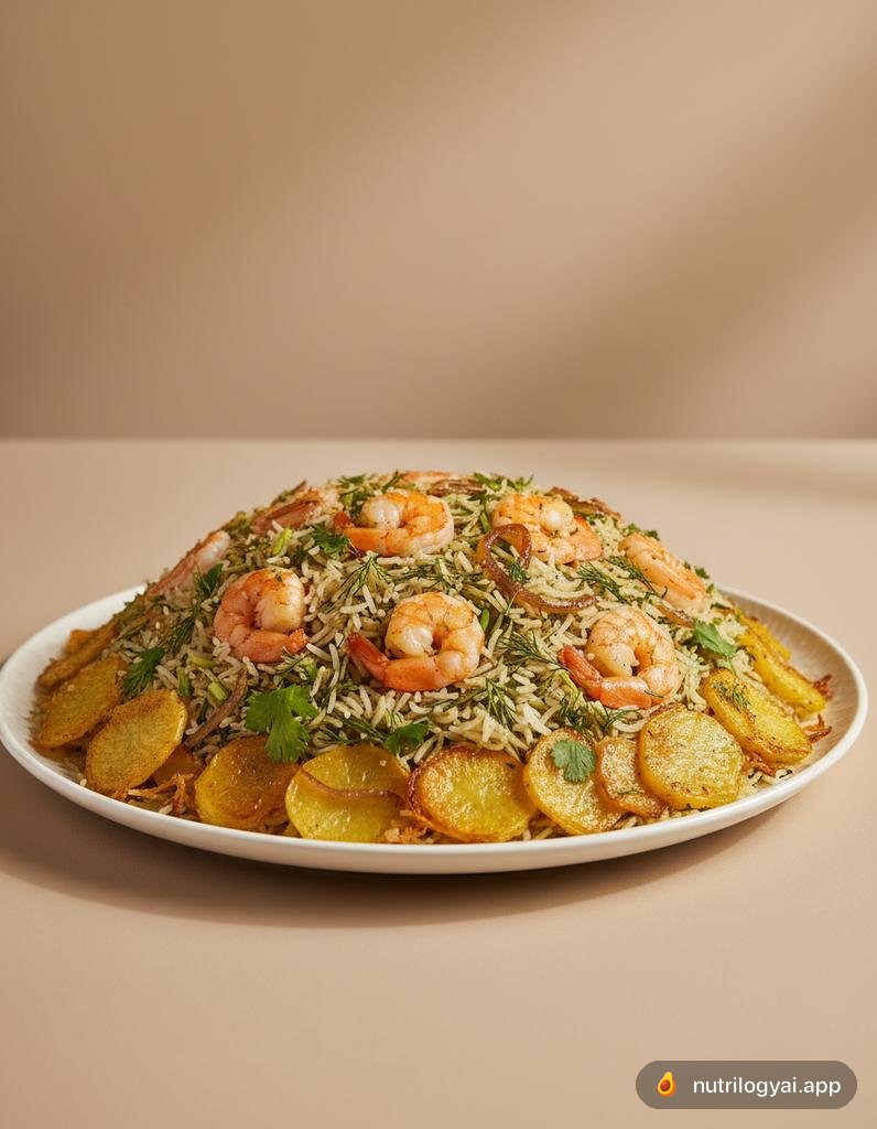 Meygoo Polo (Persian Shrimp Rice)