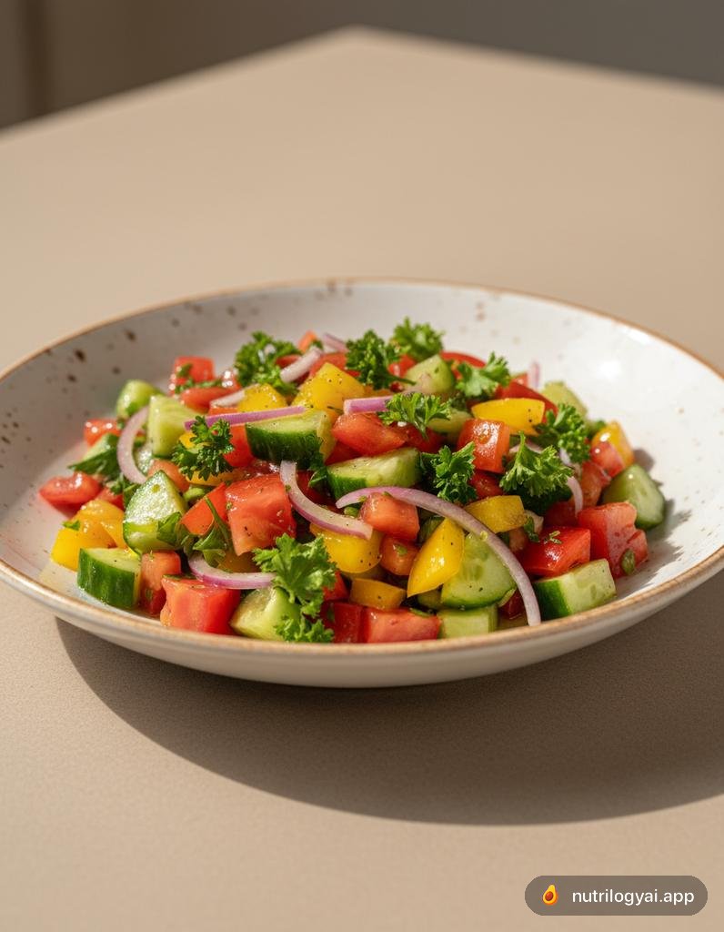 Salata Fellahee (Ägyptischer Bauernsalat)