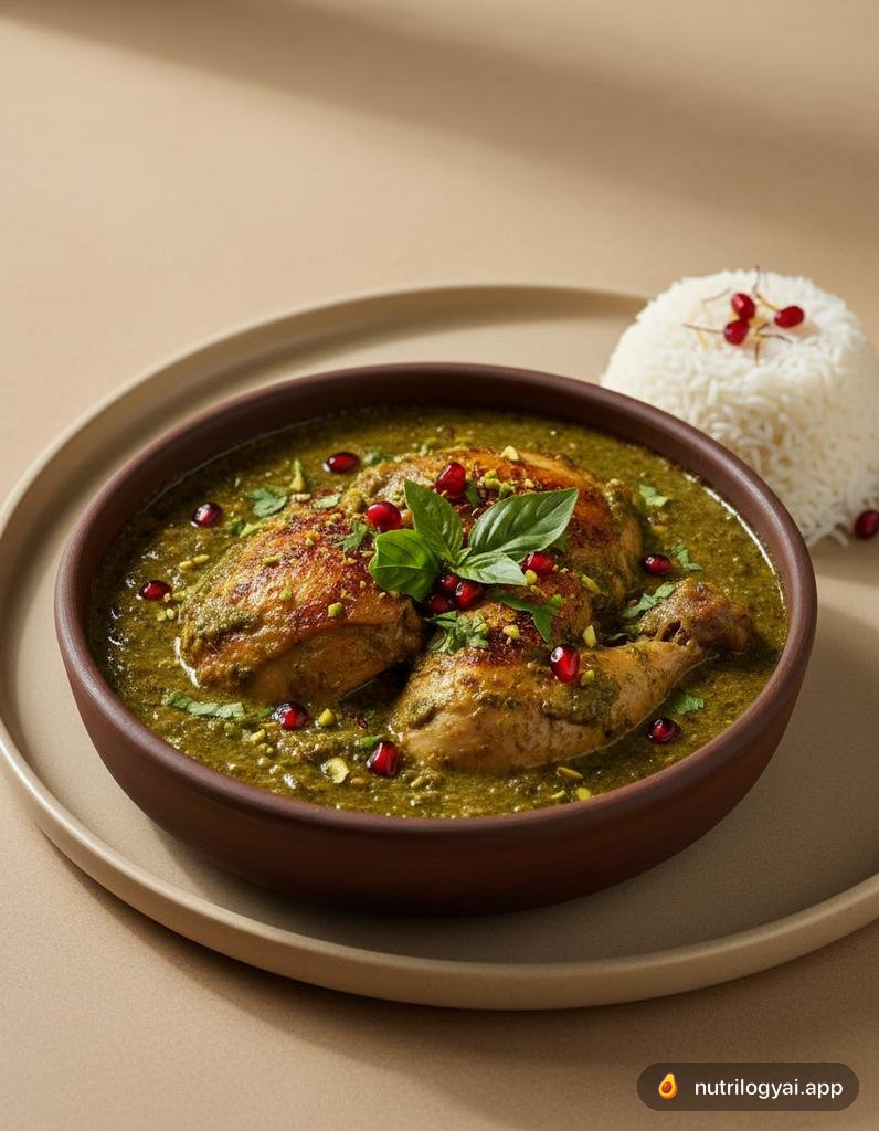 Sour Chicken Stew (Morgh-e Torsh)