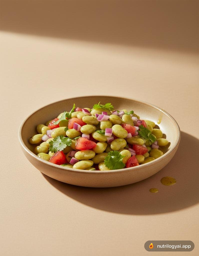 Limabohnensalat (Ensalada de Pallares)