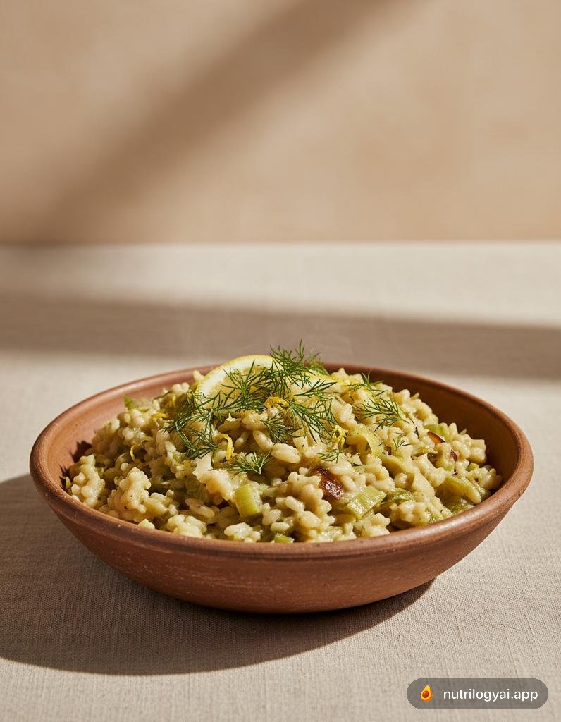 Prasorizo (Greek Leek and Rice)