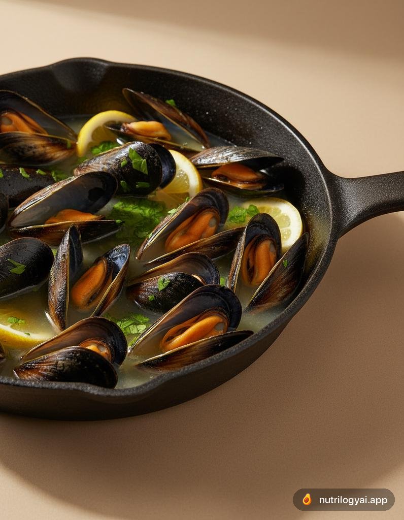 Midia Achnista (Gedämpfte Muscheln)