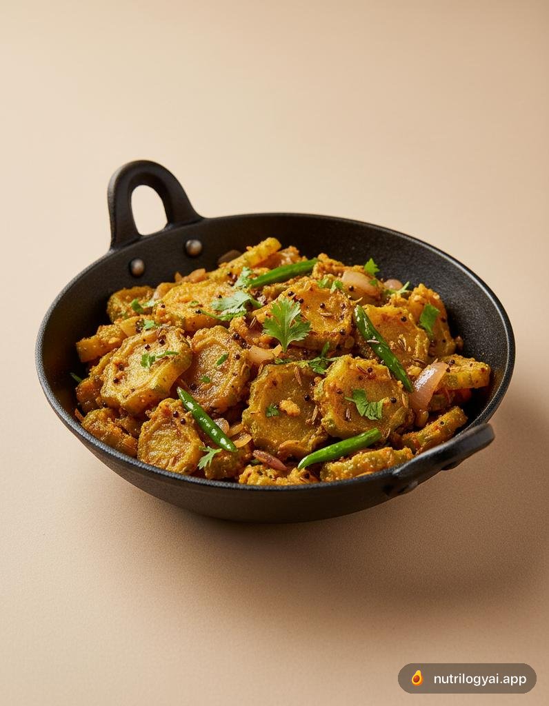 Turai Ki Sabzi (Schwammkürbis-Curry)