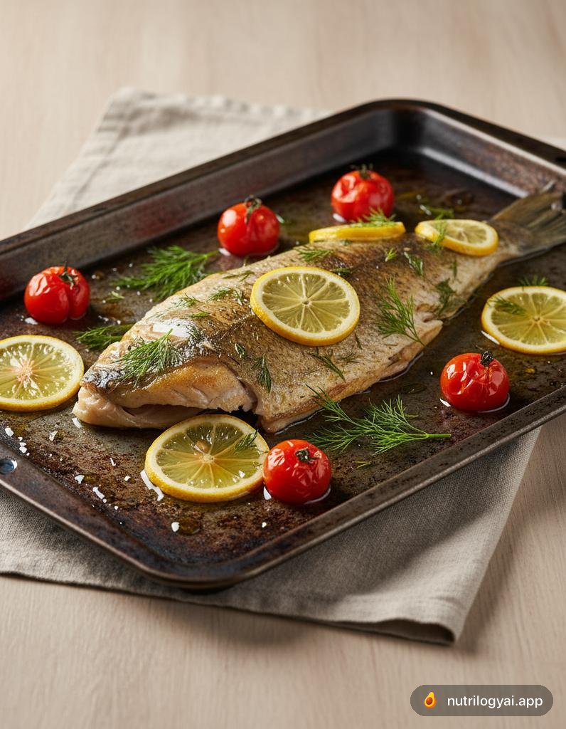 Gebackener Zander