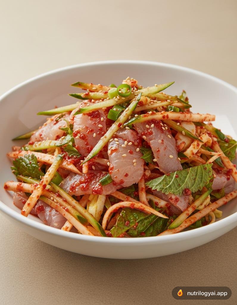 Hwe (koreanischer Rohfischsalat)