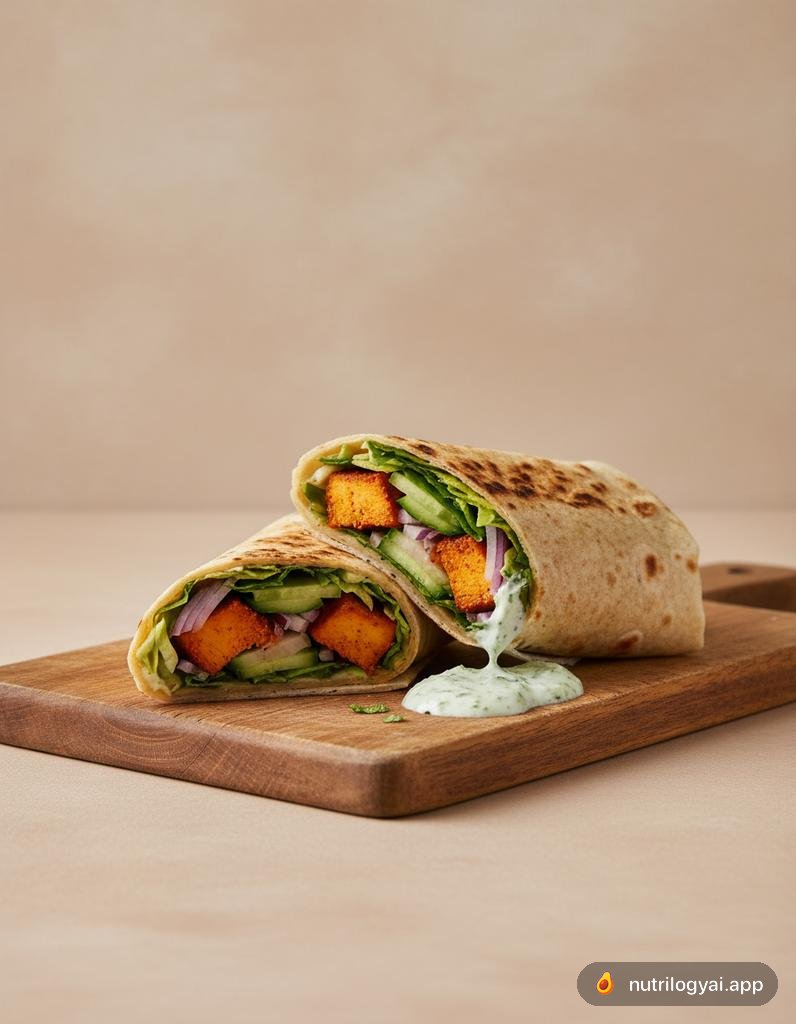 Kurczak Tikka Wrap