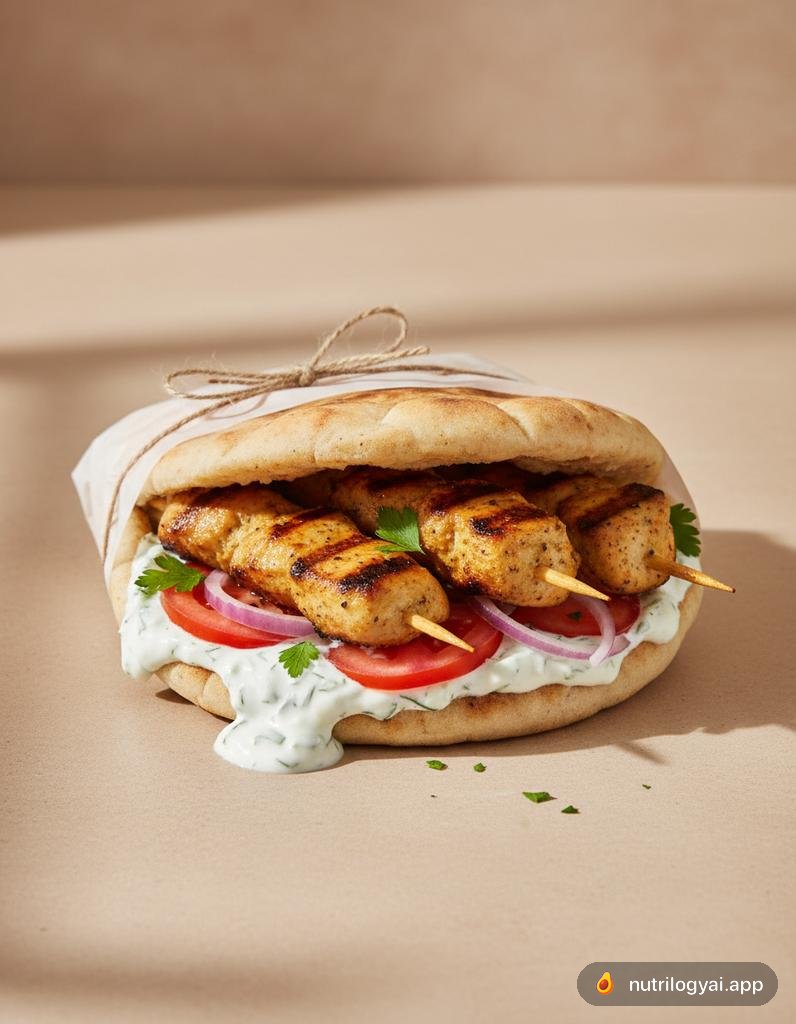 Pita z Kurczakiem Souvlaki