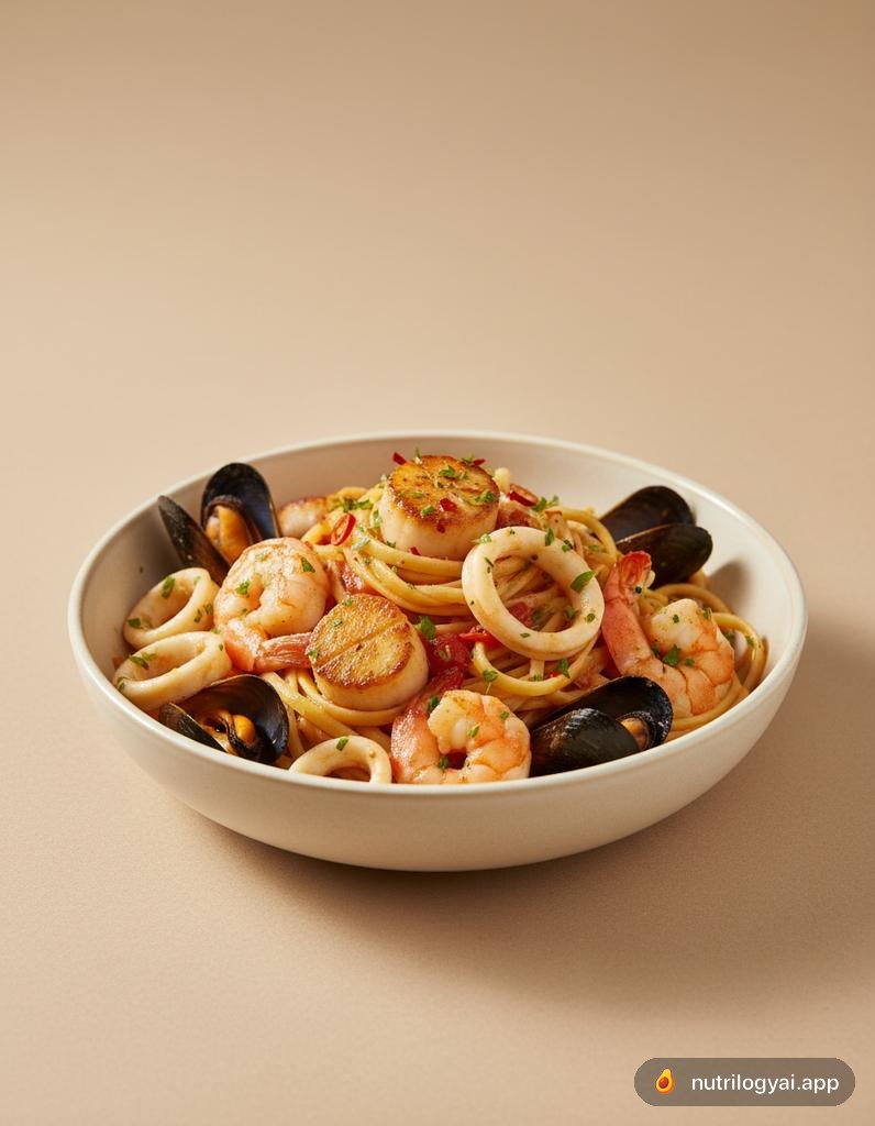 Meeresfrüchte-Linguine